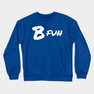 B Fun, white Crewneck Sweatshirt